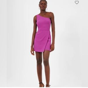 French Connection One-Shoulder Dress.  Size 2